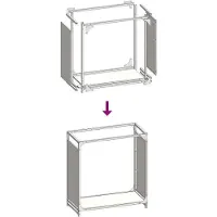 vidaXL Brandhoutrek 60x28x65 cm koudgewalst staal wit