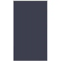 vidaXL Rolgordijn verduisterend 135x230 cm stofbreedte 131,6 cm blauw