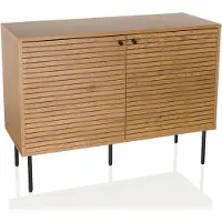Hjh LIVING Dressoir LINNO S 100x40x74 cm 2 deuren eiken
