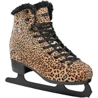 Roces - Leopard - Kunstschaatsen - Schaatsen Dames - Bruin - Warme Fleece Voering & Klassieke Stabiliteit - Maat EU 38