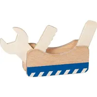 Goki Multitool - - Model 58405 - Multifunctioneel 3-in-1 gereedschap - Van hout - Voor kinderen