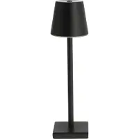 Cepewa Firenze Oplaadbare Led Tafellamp Ip44 Zwart 38 Cm