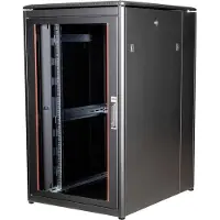 Roline 19-inch netwerkkast Pro 26 U, 800x1000 BxD Glazen deur zwart
