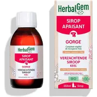 Herbalgem Verzachtende Siroop Bio| Ademhalingscomfort 250 ml Siroop