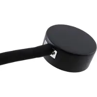 LINDBY Wandlamp Jyla, zwart, Woon-/ Eetkamer, metaal, Modern, wandlamp