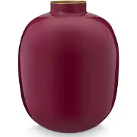 Pip studio - Home Accessories - Vaas - Metaal - Donkerrood - 32 cm