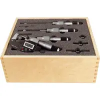 Format Beugelschroefmaat IP65 digitaal in etui 0-100mm