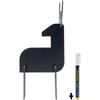 Securit Silhouet Tafelkrijtbord 3d Animals 31x14.7x11.3cm