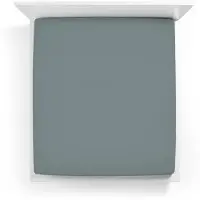 Bella Donna Jersey La Piccola Topperhoeslaken 120x190-200 cm cement-0219