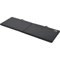 HOMCOM -Gymnastiekmat-Imitatieleer-180x60x5cm-Zwart
