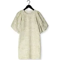 Notre-V Dames Jurken Nv-henderika Brocade Dress - Groen - Maat S