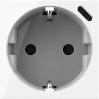 Livolo | Wit | SR | Module | Wandcontactdoos + USB-C Oplader - Bekijk