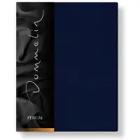 Dommelin Topper Hoeslaken 5-9 cm Navy (Percal 200TC)-160 x 210 cm