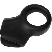 Rimba - Siliconen Cockring met Mondje voor Clitoris Stimulatie