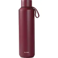 FLASKE Bottle 600ml - RVS Drinkfles van 600ML - Geschikt als waterfles, thermosfles en thermoskan - Lava