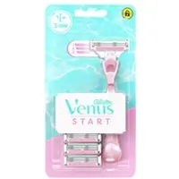 Gillette Venus Start - Shaver + 3 Heads