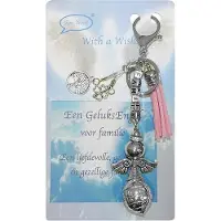 Een Wens Een Geluksengel voor Familie Roze