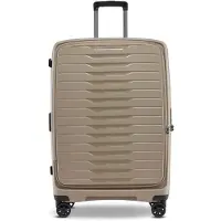 Stratic Gepäckstücke Novium 4 wielen Trolley L 75 cm met uitbreidingsplooi geel