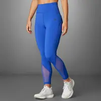 Adidas Dames Getailleerde Hiit Training 7/8 Leggings Semi Lucid Blue