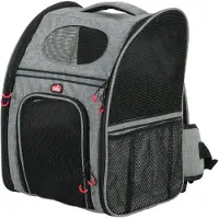 Zolux kattentas rugtas maximaal 8 kg grijs / zwart 30x25,5x42 cm