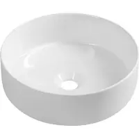 Isvea Infinity Round waskom, Ø36cm, wit