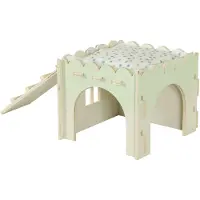 Zolux knaaghuis cosy konijn hout - 25x25x20 cm