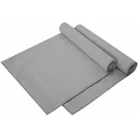 vidaXL Sporthanddoeken 2 st Donkergrijs 140 x 70 cm