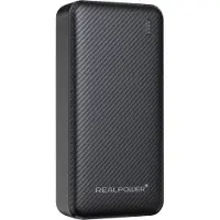 RealPower 558789 PB-20000 SSB,20.000mAh,Feststoffbatterie,schwarz