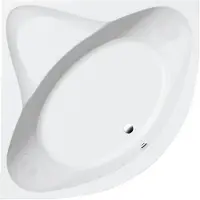 Hak Handelsagentur Koch Dyje Hoekbad 150x150x42cm, wit