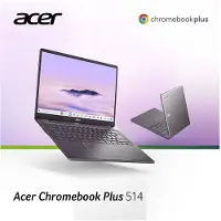 Acer Chromebook Plus 514 CB514-6HT-31LN - 14 inch Touchscreen - Core 3 - 8GB - 128GB - Verlicht toetsenbord - Grijs