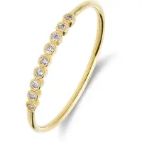 Lucardi Ring goud / wit