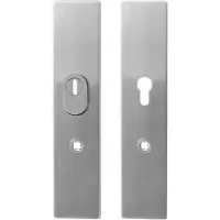 GPF bouwbeslag GPF Veiligheidsschilden comfort SKG*** 248x52mm rechthoekig PC72