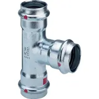 Viega Prestabo T-stykke 54 mm forzinket stål