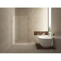 Wiesbaden Inloopdouche less 50x200 cm 8 mm nano helder glas chroom