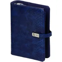 Kalpa 1111-75 Personal Bindmiddel Organizer Croco Indigo 1 week per 2 paginas 2026-2027-2028