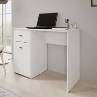 Meubella - Denso - Bureau - Wit - 98x45x74 cm
