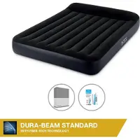 OEM Luchtbed - 2-Persoons - 152 x 203 x 25 cm - Blauw - Inclusief pomp - Hoeslaken en Reparatieset