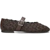 Notre-V Dames Ballerina's Popper - Bruin - Maat 42