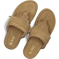 Blasz Dames Slippers Magic-84 - Camel - Maat 37