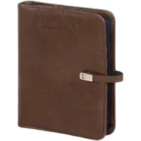 Kalpa 1011-39 hervulbare A5 Agenda Ringband Omber bruin 1 week per 2 paginas 2026-2027-2028