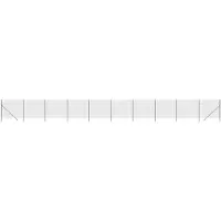 vidaXL Gaashek antraciet, 1,4 x 25 meter, verzinkt staal