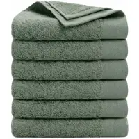 Ten Cate Handdoekenset - Handdoeken - 50x100 cm - 6 stuks - 100% Katoen - Seagrass Groen