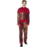 Boland verkleedpak Midnight Clown polyester rood