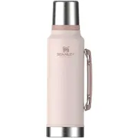 Stanley Classic Legendary Thermosfles 1.4L Houdt 40 Uur Warm, 35 Uur Koud - Lekvrij - Vaatwasserbestendig - BPA-Vrij - Voor Koffie, Thee en Meer - Roestvrijstalen Thermoskan - Matte Black