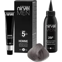 Nirvel Haarkleur Zonder Ammoniak Men 5 Minutes Nirvel Men 5 Donker grijs (30 ml)
