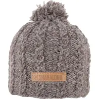 Shakaloha Gebreide Wollen Muts Heren & Dames Beanie Hat van schapenwol met polyester fleece voering - Bint Beanie LBrown Unisex - One Size Wintermuts