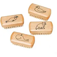 Bürstenhaus Redecker NAGELBORSTEL KINDER HOUT MET DIEREN PRINT 1 STUK