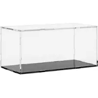 vidaXL Displaybox transparant 30x15x14 cm acryl