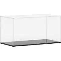 vidaXL Vitrine transparant 24x12x11 cm acryl