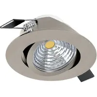 Eglo Richtbare led spot Saliceto rond - 6w - 4000K nikkel mat